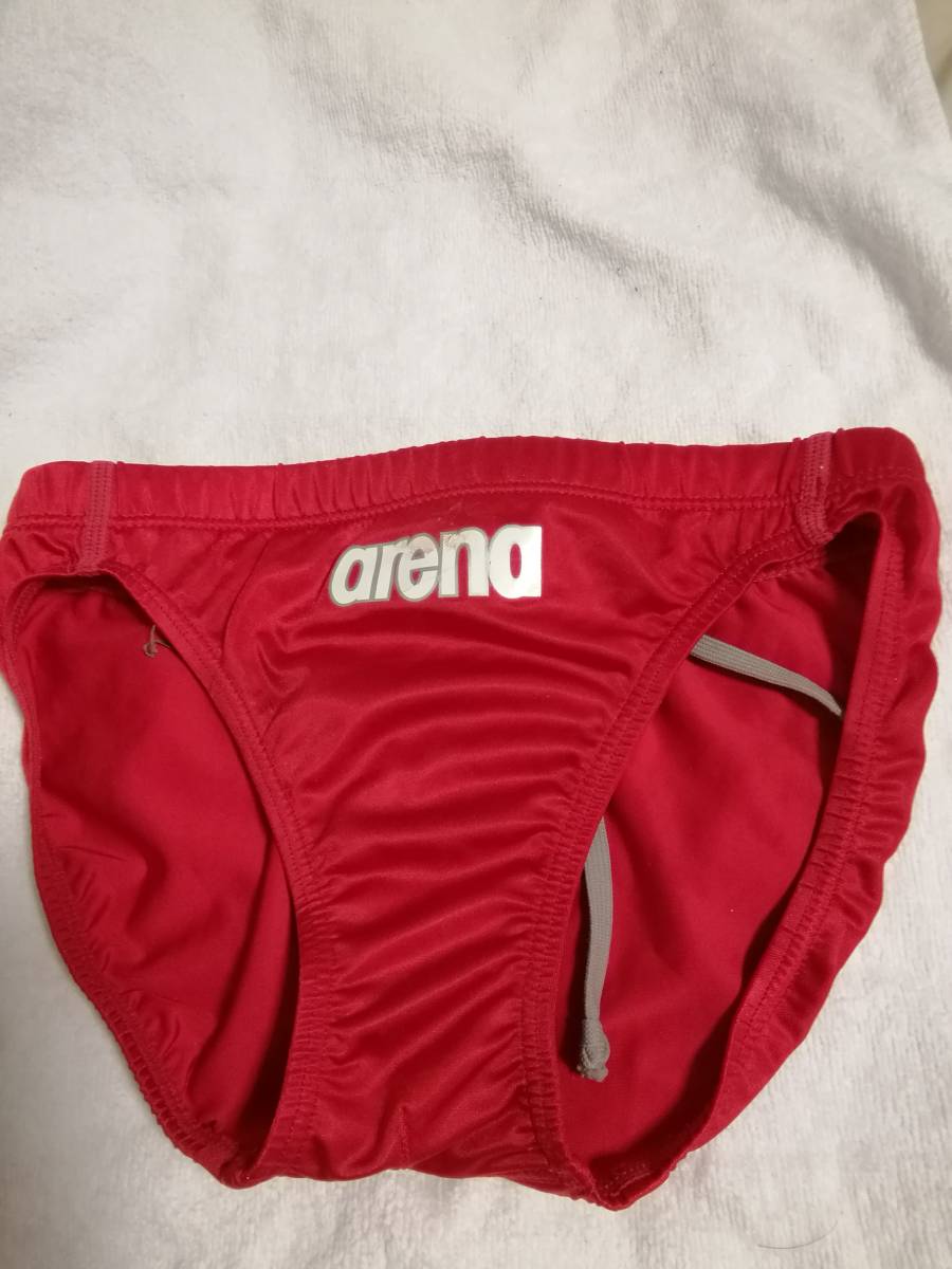 競泳水着 arena 競パン レッド アリーナ メンズ 赤 Lサイズ 赤⁄黒 競泳用
