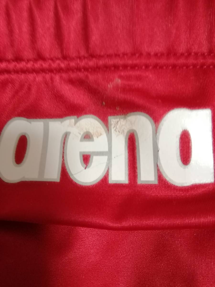 競泳水着 arena 競パン レッド アリーナ メンズ 赤 Lサイズ 赤⁄黒 競泳用