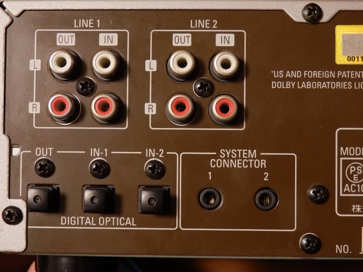 オーディオ機器 DENON DMD-M31 MDデッキ MDプレイヤー/レコーダー 完動品