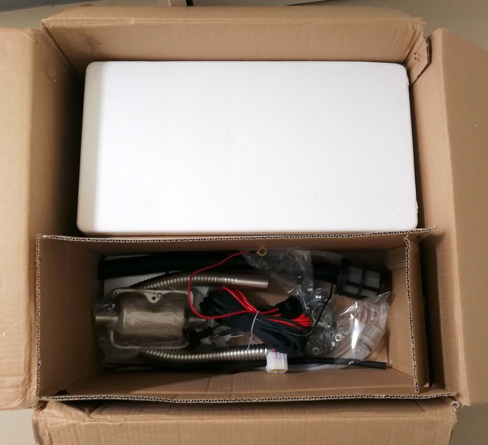 ほぼ新品　エバスペッヒャー　の　同等性能品ＦＦヒーター　１２Ｖ　５Ｋｗ　軽油仕様　Ｗｅｂａｓｕｔｏ（べバスト）の代わりにベスト