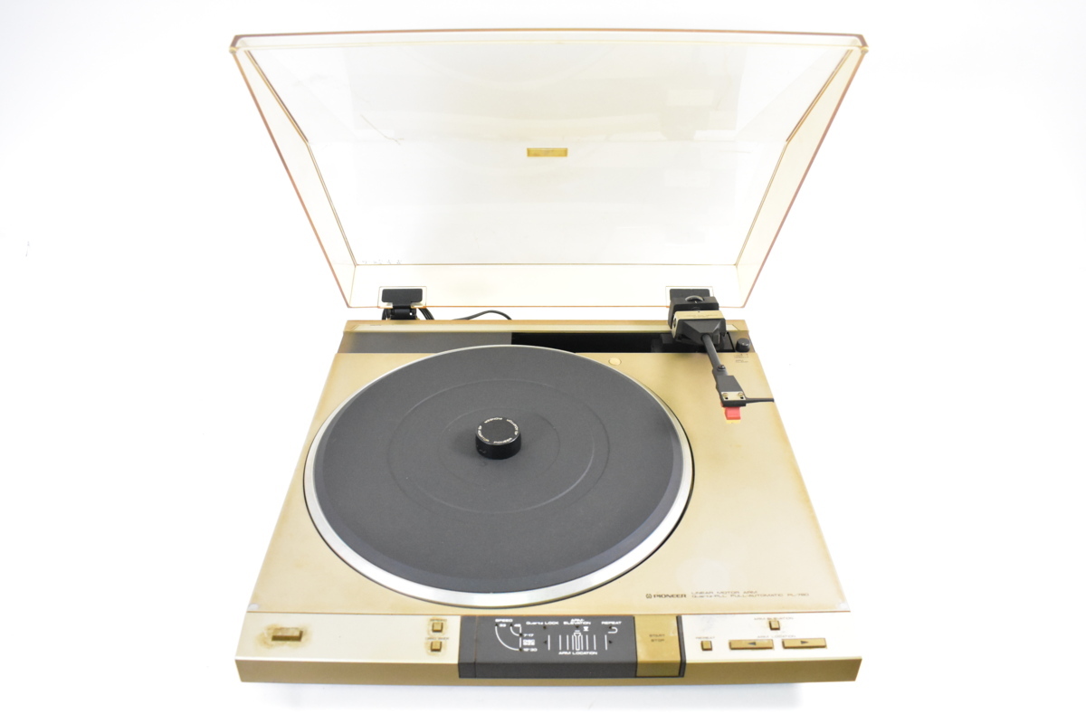 パイオニア pioneer PL-C7 レコードプレーヤー 取扱説明書 完動品 PL-780 - パイオニア (PIONEER) 1981年 | 古いハードに囲まれて