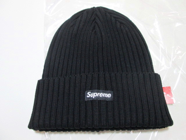 送料込 19SS Supreme Overdyed Beanie Black 黒 ビーニー 半タグ付 国内正規品 新品
