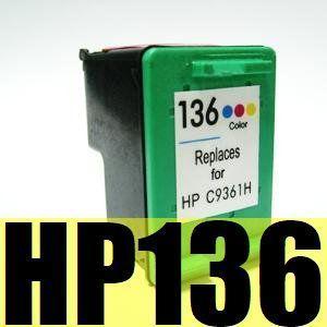 HP136 C9361HJ対応 カラーインク Deskjet D4160 Officejet 6310 Photosmart 7830 ...