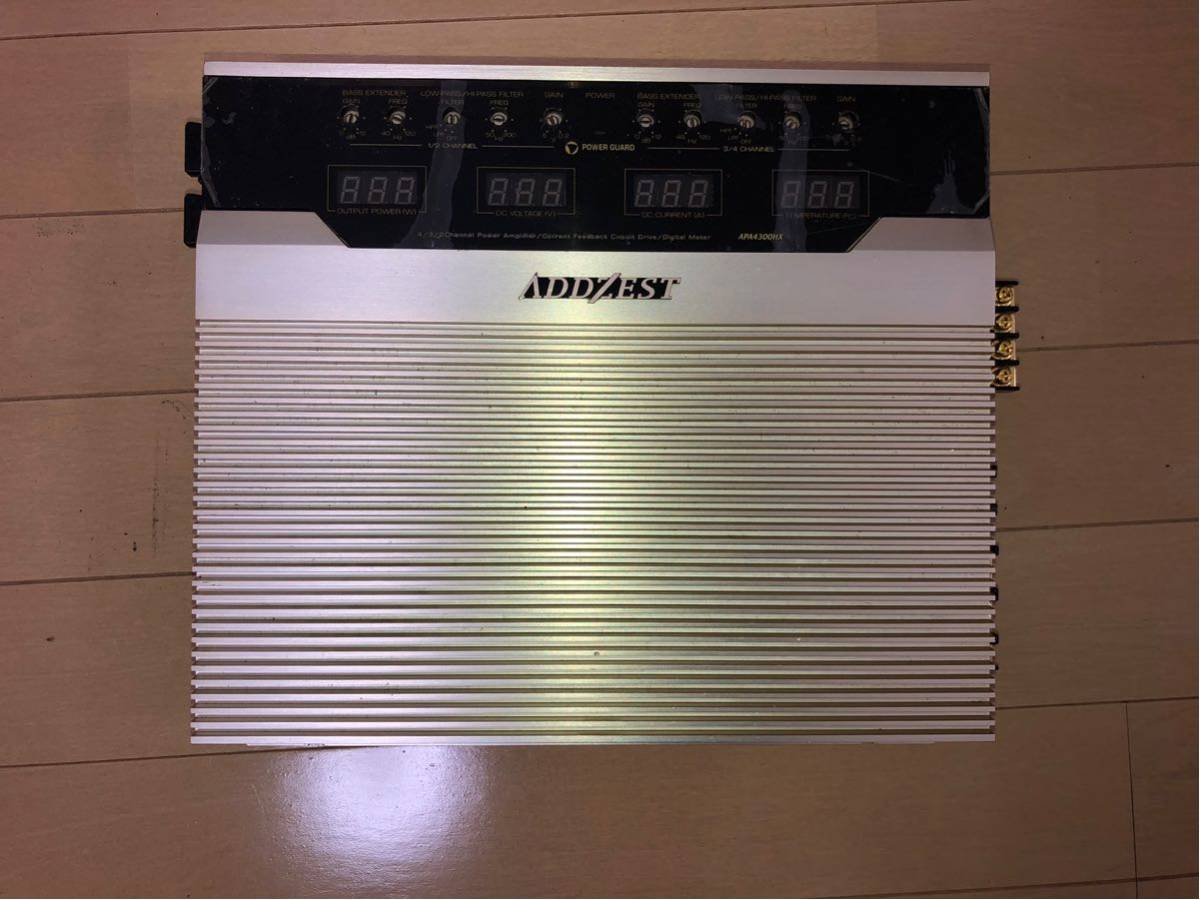 APA4300HX アゼスト ADDZEST パワーアンプ 名機 希少動作品ADDZEST
