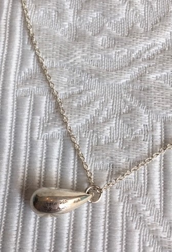 TIFFANY&CO ティファニー シルバーネックレス ティアドロップ 雫