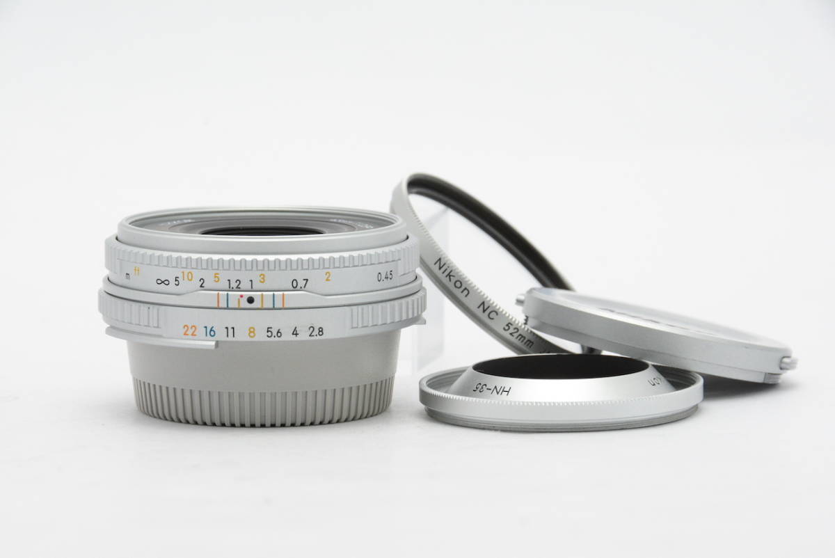 Nikon Nikkor 45mm f/2.8 P 単焦点レンズ送料無料 Nikon ニコン AI-S NIKKOR 45mm F2.8P Fマウント ニッコール 薄型軽量