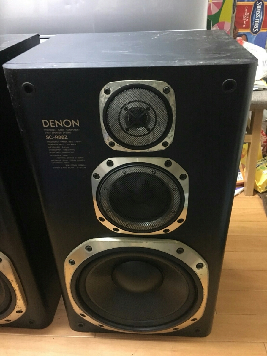 DENON 3ウエイ3スピーカー SC-R88Z ペアー 引取り可能 未チェック