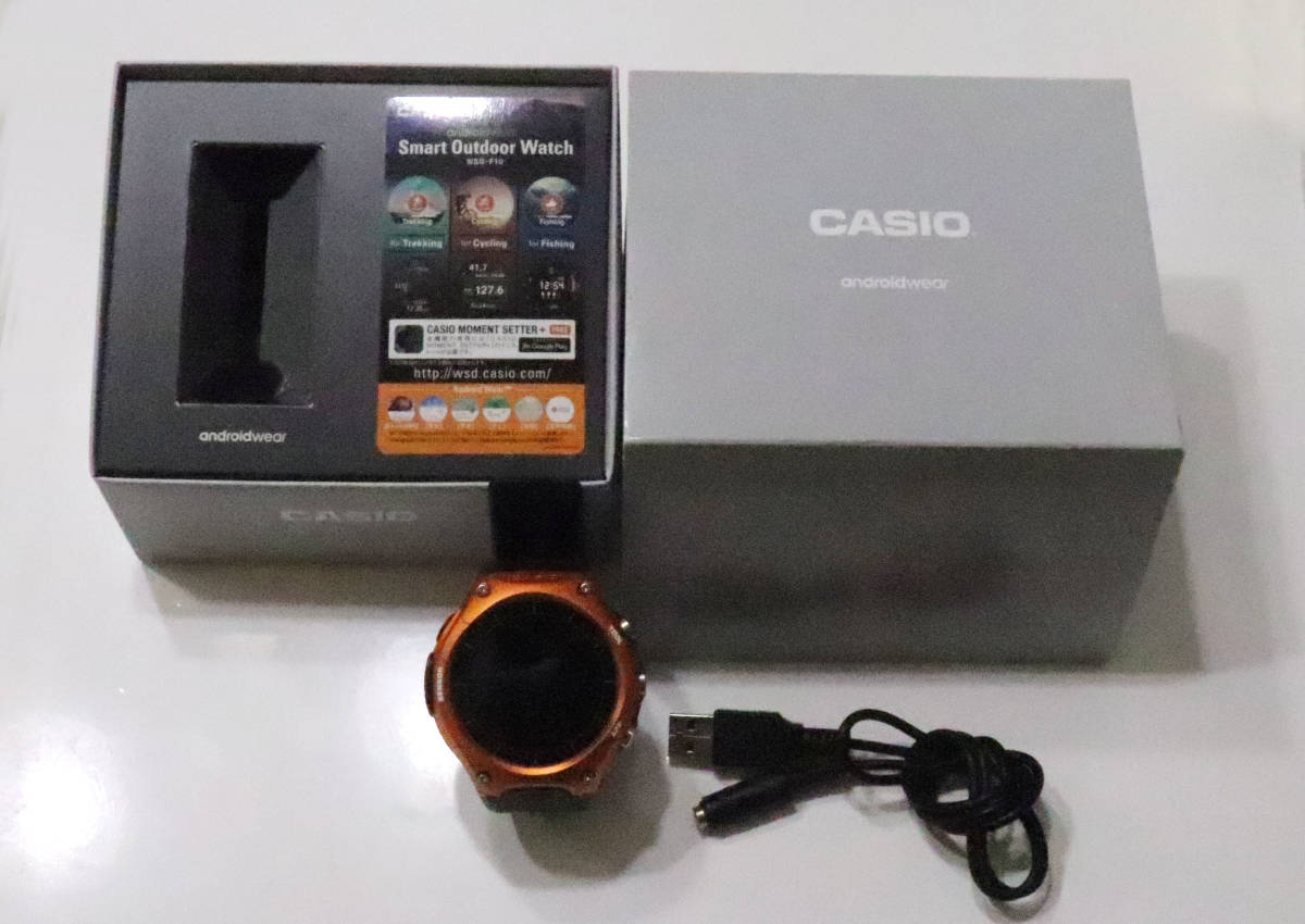 CASIO　Smart Outdoor Watch　スマートウォッチ　WSD-F10　オレンジ_5