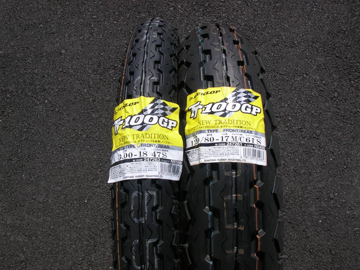 TT100GP 3.00-18 47S 247263 チュ-ブタイプ 前後輪共通