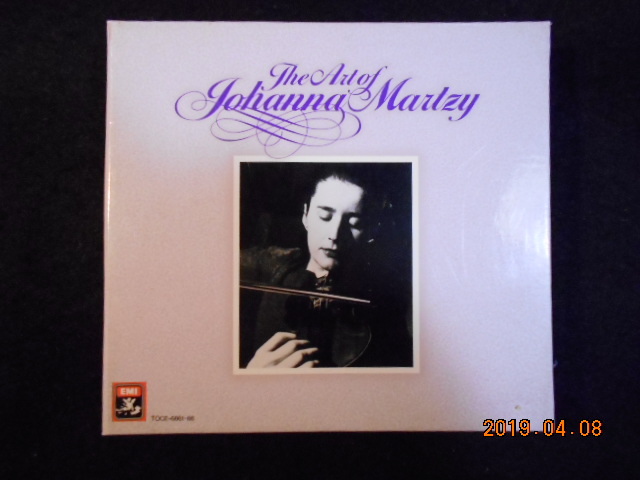 ヨハンナ.マルツィの芸術　TOCE-11364-69 ヨハンナ マルツィの芸術 国内盤 6枚組CD TOCE-6861 「1A1 TO」刻印
