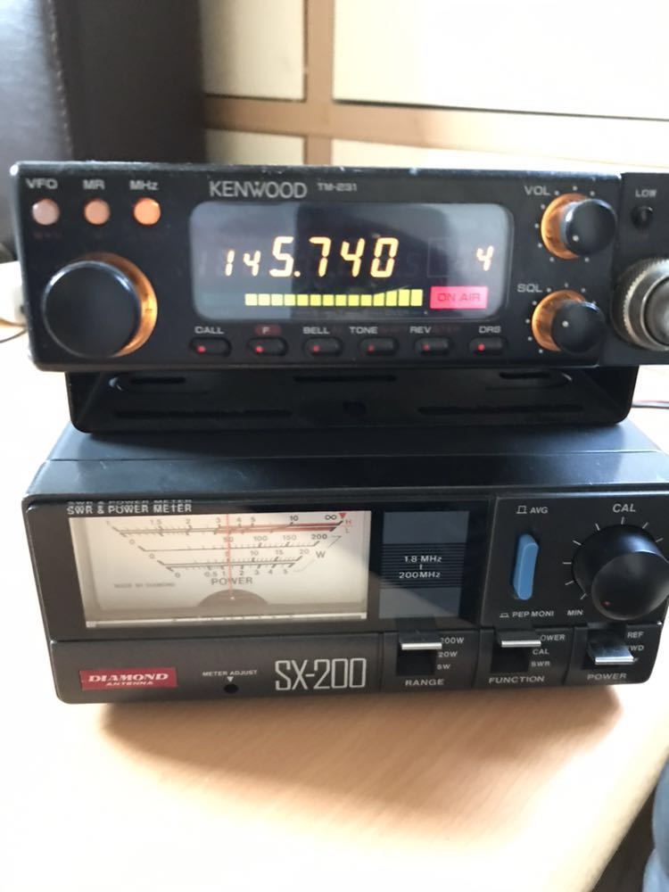 ケンウッド製 TM-231S (145・50w) ハイ・パワーモービル 機 無線機