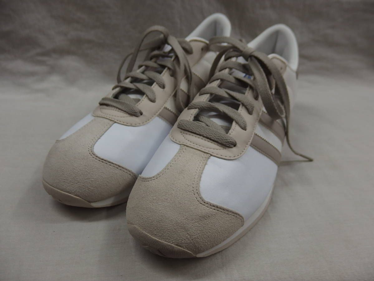 デットストック　未使用　アディダス adidas　カントリー country　白緑　　95年製　元箱付　24.5 デッドストック 未使用 adidas Made in 0