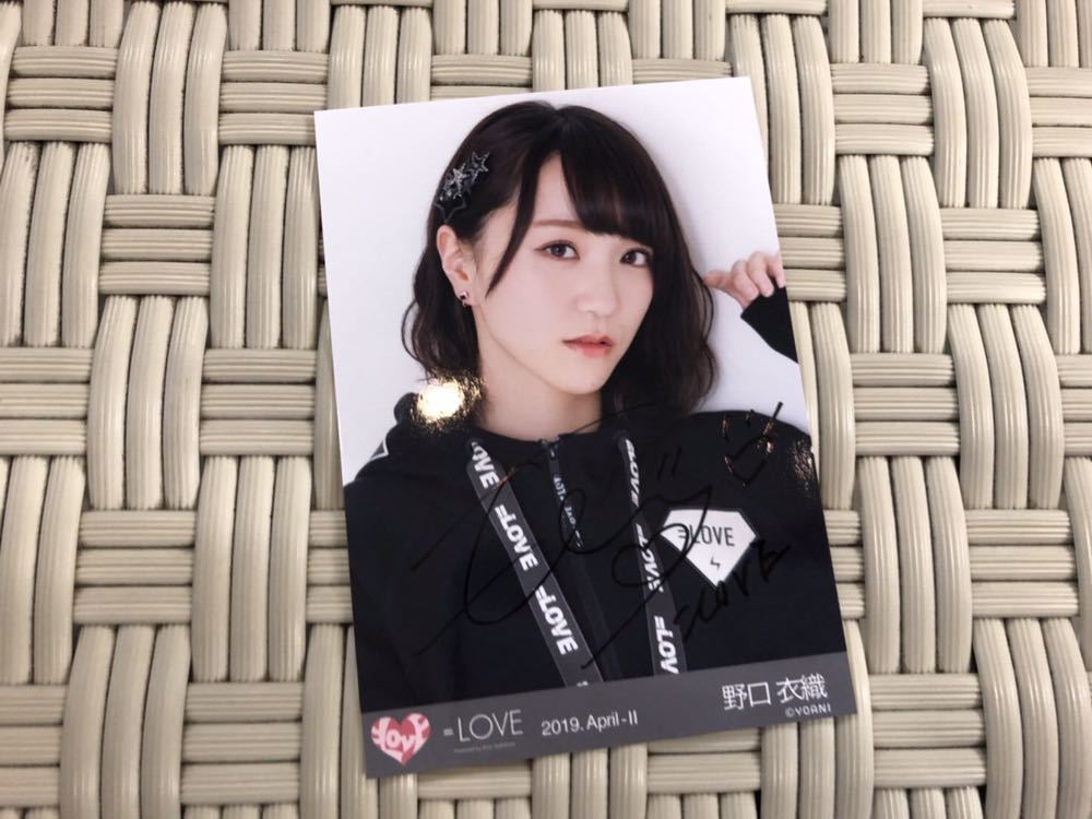 野口衣織 イコラブ 直筆 生写真 LOVE ＝LOVE - アクスタ メルカリ