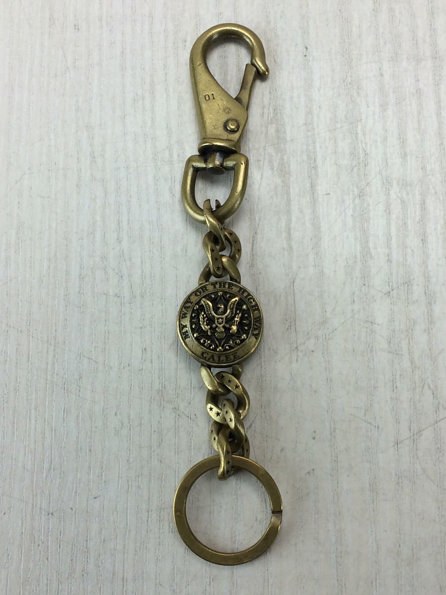 CALEE◇ウォレットチェーン/-/GLD/真鍮/イーグル CALEE(キャリー