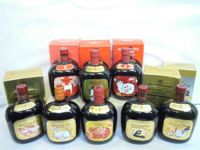 古酒未開栓 干支ウィスキー 兎年700ml 箱付き47% Yahoo!オークション