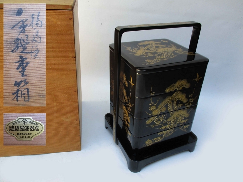 輪島塗 沈金 重箱 共箱付き 輪島塗 | 重箱」の人気商品一覧 安い商品を通販サイトから探す ⁄ 重箱