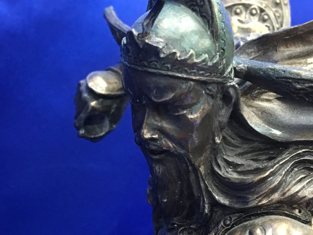 ジャンク Veronese ヴェロネーゼ 関羽 三国志演義 将軍 ブロンズ風 フィギュア