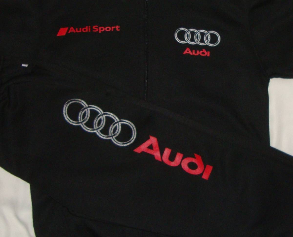 AUDI Sport　アウディ　パーカー　セットアップ　上下セット　黒　XXLサイズ