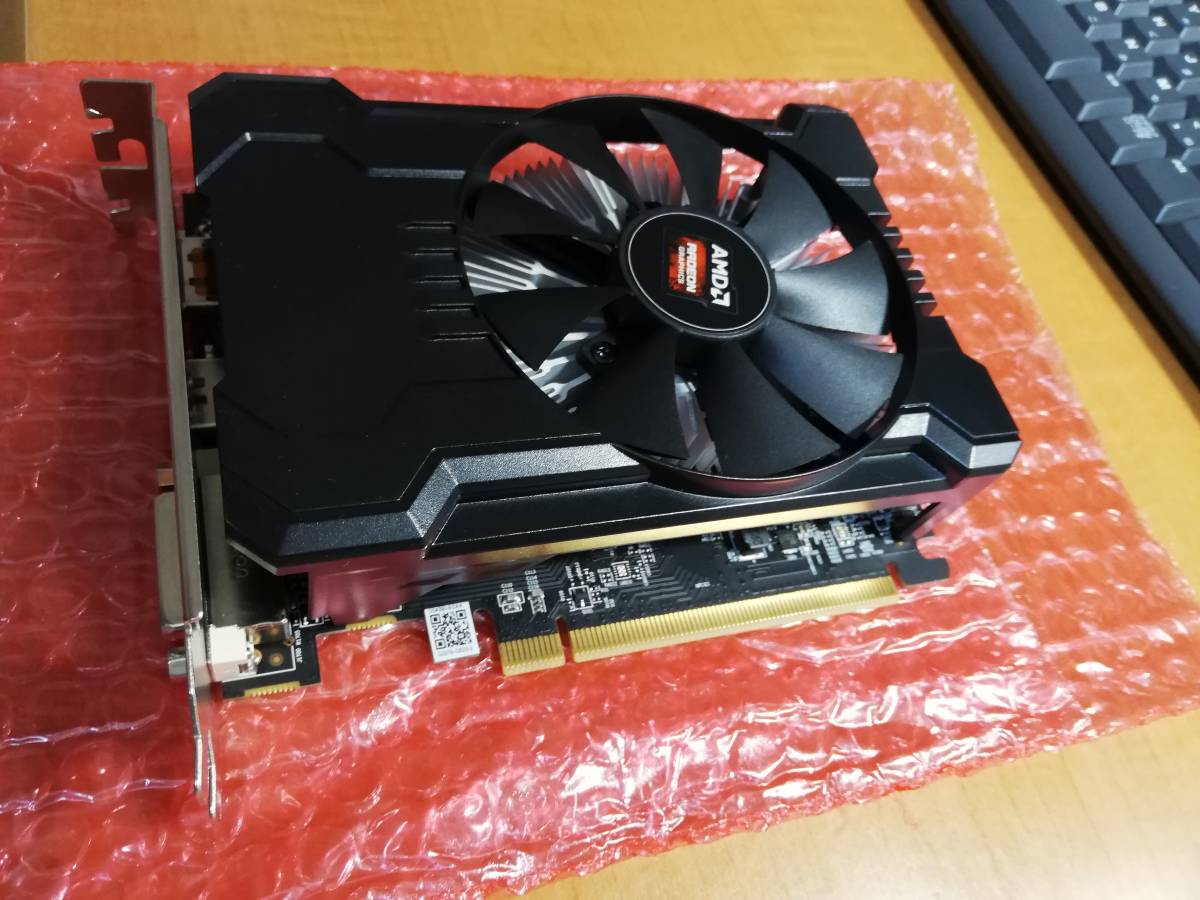 AMD RADEON RX550 2GBD5-DHA/OC グラフィックボード 使用少し