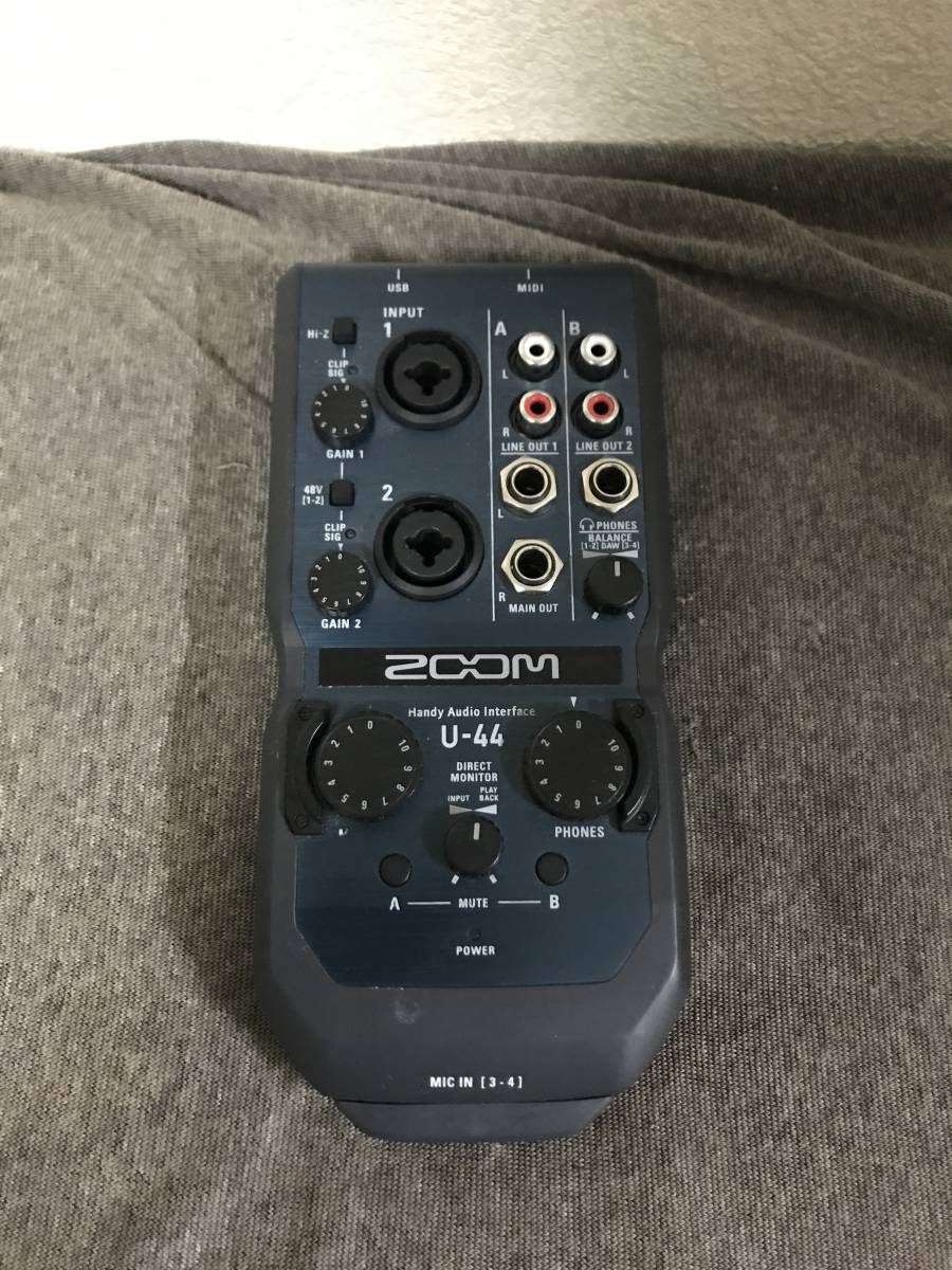 ZOOM ( ズーム ) / U-44 + XYH-5 XYステレオマイク・カプセル + AIH-1