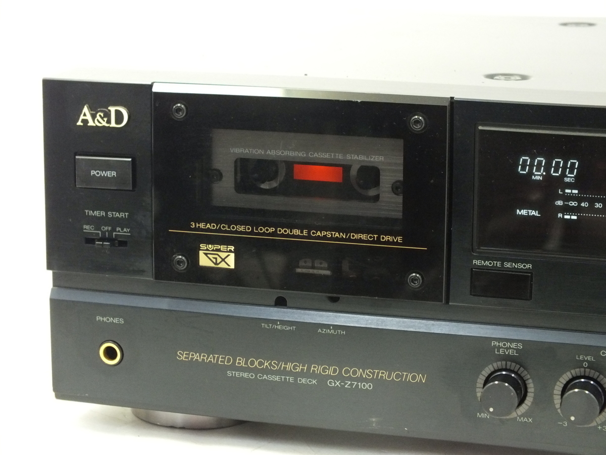 A＆D ステレオ カセット デッキ GX－Z7100BIAQ3007 A\u0026D A&D
