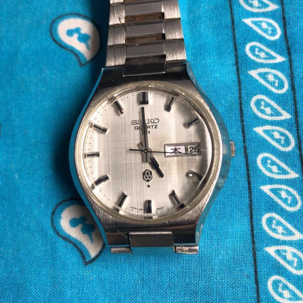 セール，本物保証 SEIKO セイコー QUARTZ クォーツ QR 3863-8000 38 クオーツ オリジナルベルト付 稼働品(その他)｜売買されたオークション情報、yahooの商品情報をアーカイブ公開 - オークファン その他