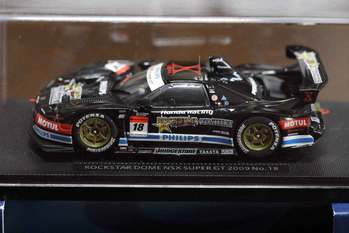 ROCKSTAR DOME NSX SUPER GT 2009 No.18 X JAPAN GT500 1/43