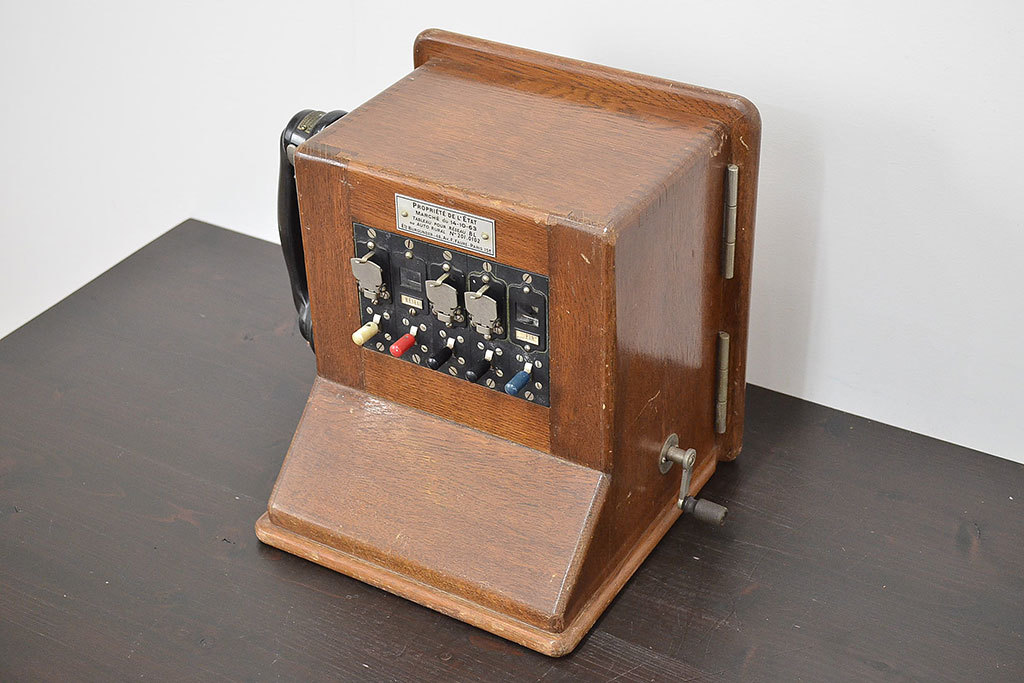 【100%新品，人気】 R-047158 フランス PROPRIETE DE L'ETAT ビンテージ電話 R-047158(電話機)｜売買されたオークション情報、yahooの商品情報をアーカイブ公開 - オークファン 電話機