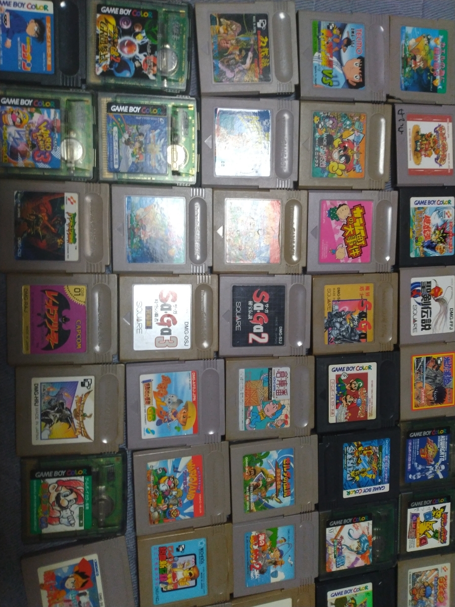 GB ゲームボーイ ソフト まとめ売り 800本以上　SAGAシリーズ　ジャンク品_1