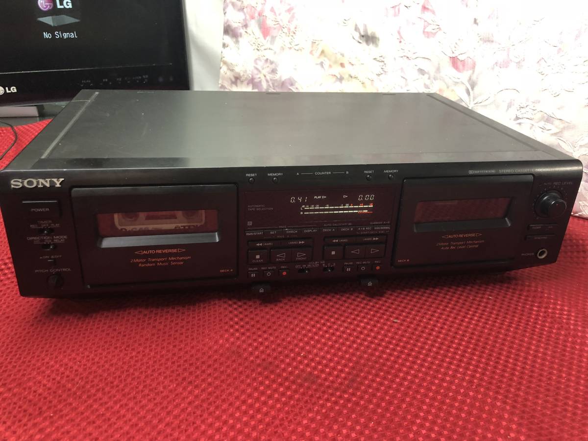 SONY TC-WE805S ソニー ダブル カセットデッキ ドルビーS NR搭載 日本