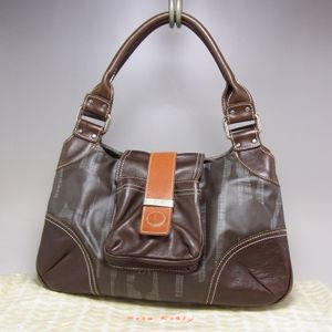 イギリス オーラカイリーorla kiely ミニボストン まわる ショルダーバッグ
