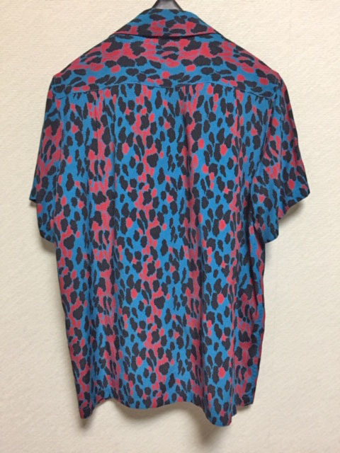 キムタク着 同型同色 WACKO MARIA CRAZY LEOPARD ALOHA SHIRT