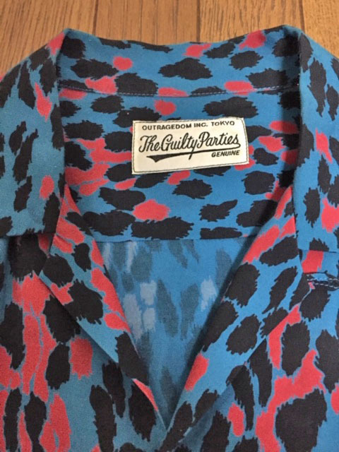 キムタク着 同型同色 WACKO MARIA CRAZY LEOPARD ALOHA SHIRT