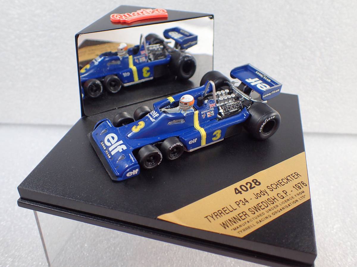 Quartzo F1ミニカー1/43 【TYRRELL P34 ジョディ・シェクター 1976年 スウェーデンGP優勝】_1