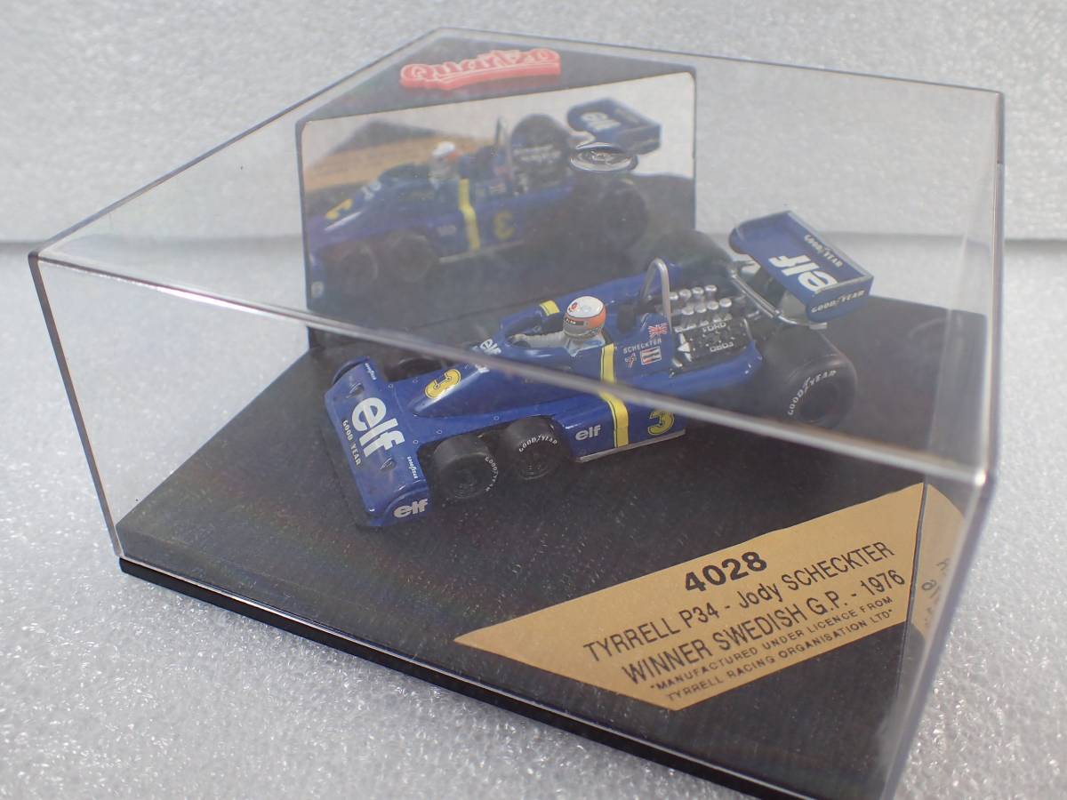 Quartzo F1ミニカー1/43 【TYRRELL P34 ジョディ・シェクター 1976年 スウェーデンGP優勝】_3