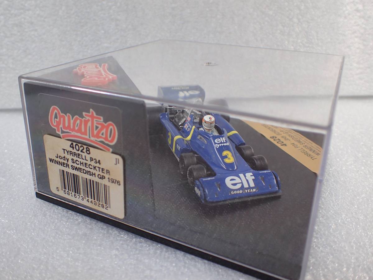 Quartzo F1ミニカー1/43 【TYRRELL P34 ジョディ・シェクター 1976年 スウェーデンGP優勝】_4