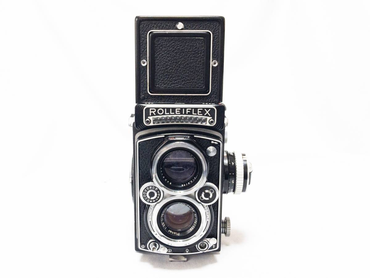 美品 動作良好 Rolleiflex 3.5E Planar 75mm f3.5 プラナー ローライ 