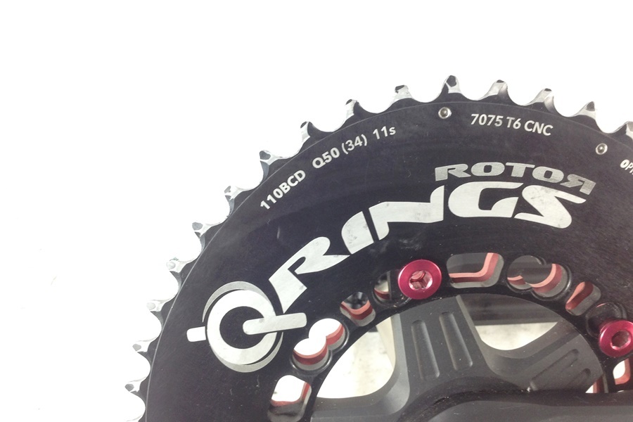 ローター ROTOR 3D 24 QRINGS クランク50-34T 170mm