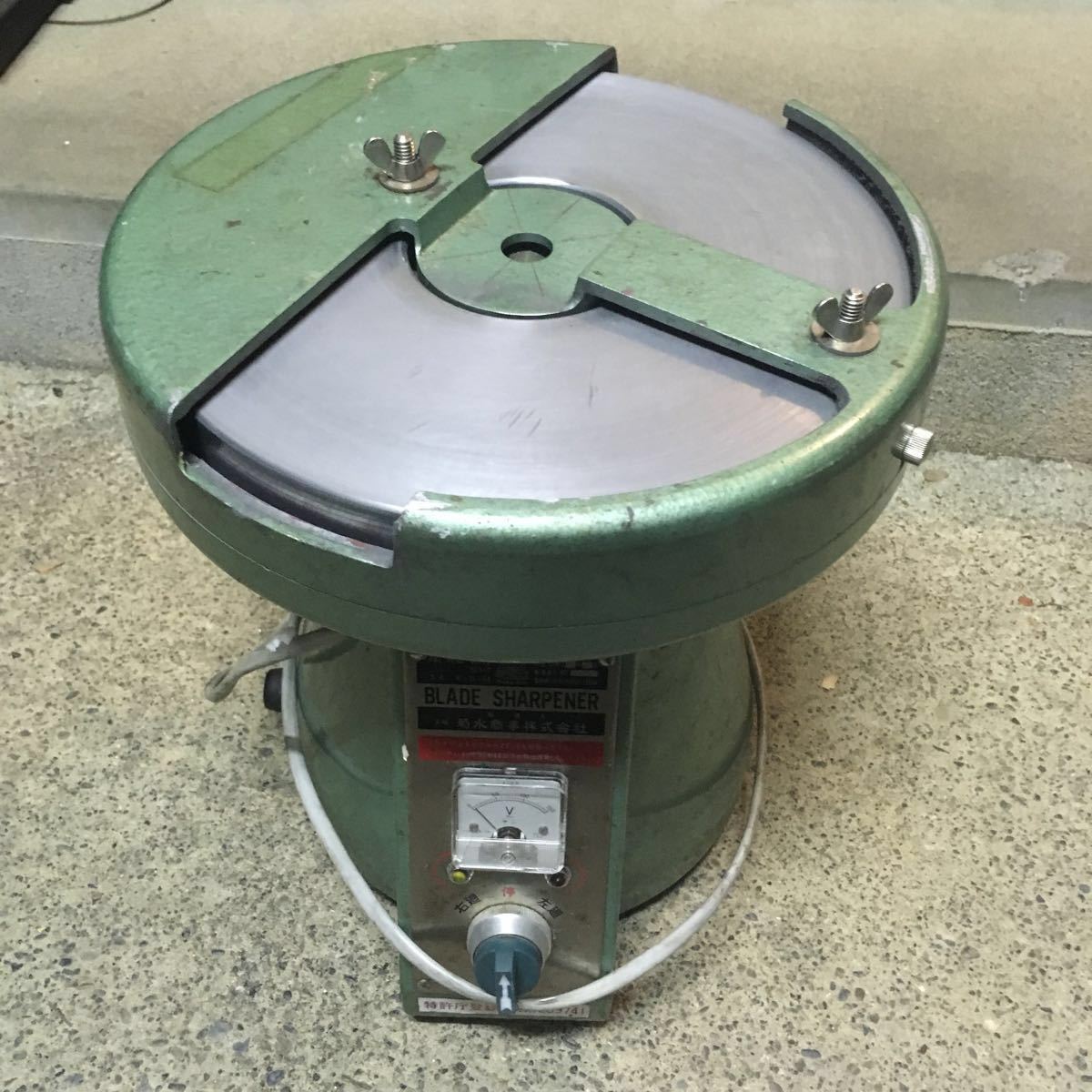 菊水商事 高級研磨機 blade sharpener K-Ⅲ-68 ブレードシャープナー グラインダー 動作品