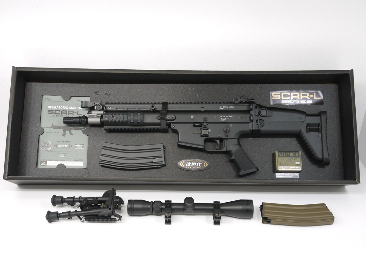 ★中古★東京マルイ 次世代電動ガン SCAR-L CQC ブラック★MARUI スカーL 18歳以上 ミリタリー★