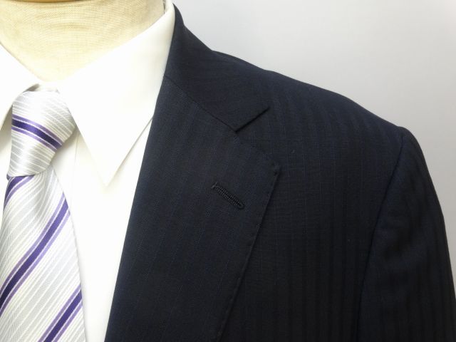 2釦2パンツスーツ・BB-5・NIKKE・ハイグレード仕様・濃紺\u2044シャドー 春夏 【春夏 新作】 2B2パンツスーツ・NIKKE・Hi-Grede・濃紺/織・AB3