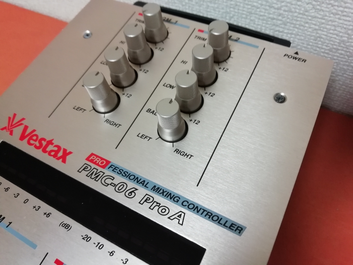 Vestax DJ Pro Mixer ジャンク品Vestax⁄DJミキサー⁄PMC-06ProA A 