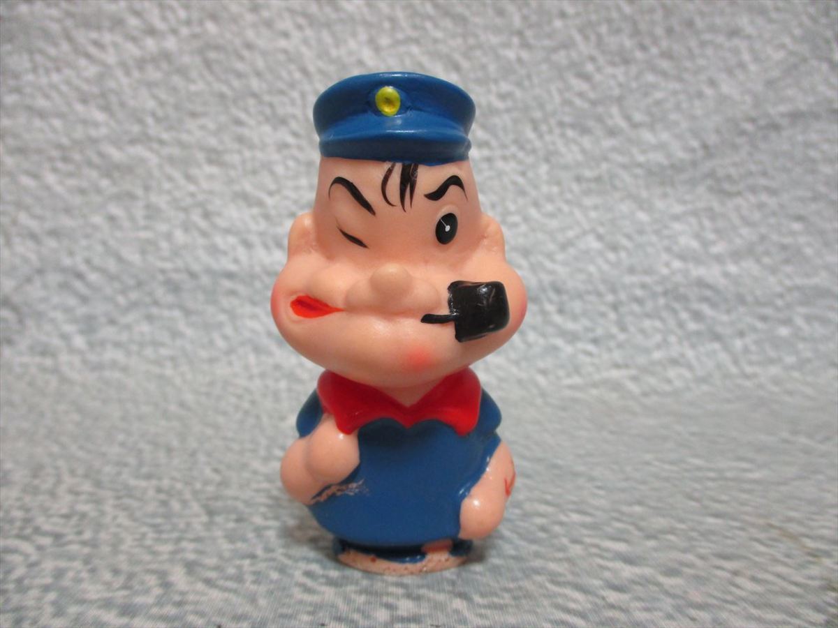 【1960年代 】　不二家のポパイ　ソフビ　昭和レトロ ソフビ 1960年代 不二家のポパイ 昭和レトロ 不二家 Yahoo ポパイ 当時