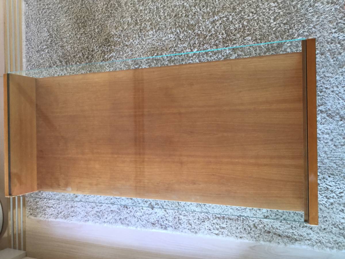 ウニコ ガラステーブル ロ―テーブル エッコ テーブル unico ナチュラル