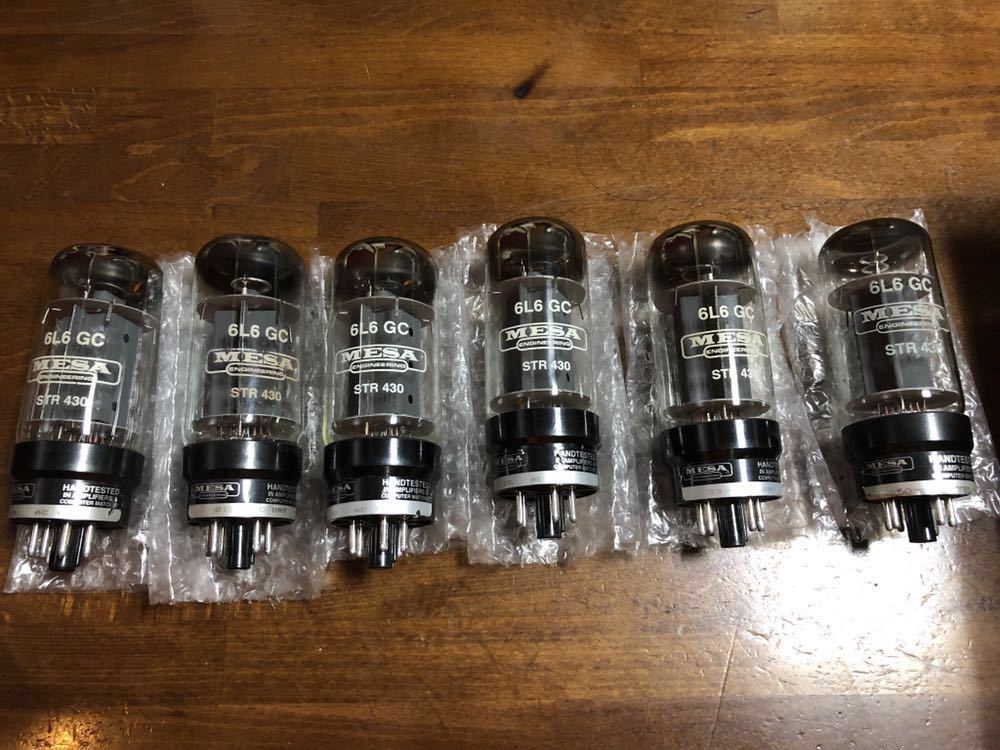 Mesa 6L6 6L6GC Matched Tubes Power 真空管 STR Boogie 4本 Duet Pair