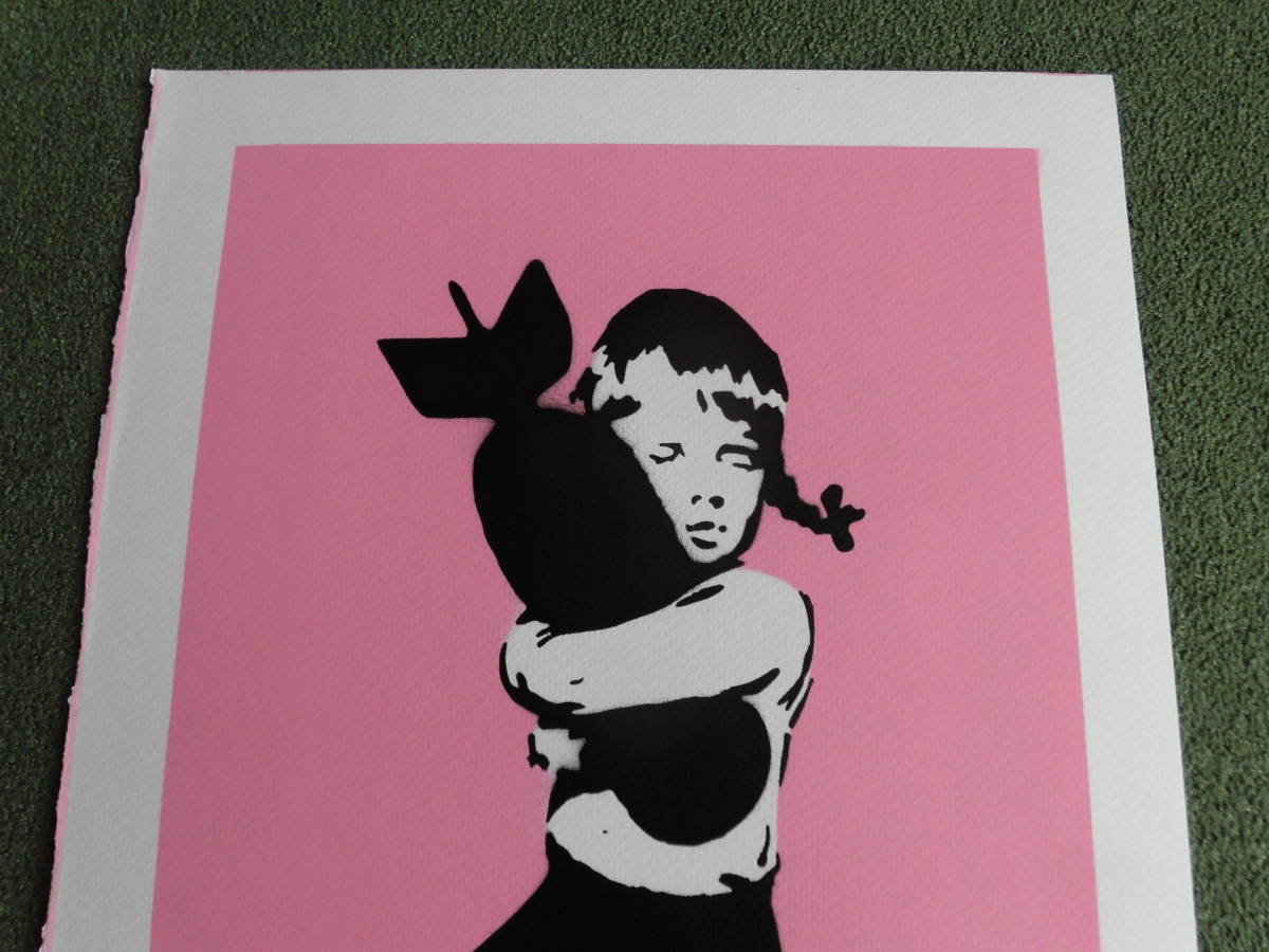 Not Banksy ノット.バンクシー☆真作保証☆希少販売数限定4/5 Pink