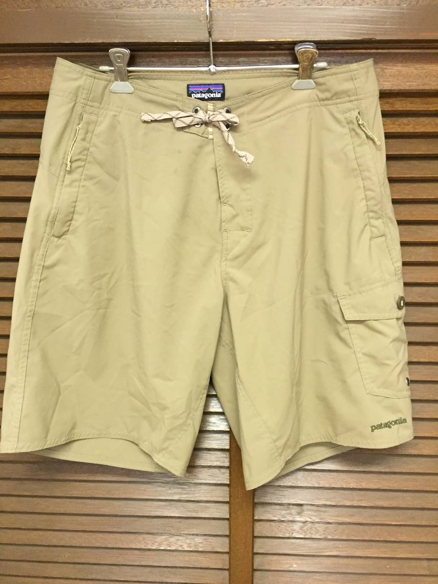 得価，低価 １４年製 patagonia Men's stretch Journeyman Board Shorts カーキ ３４ ボードショーツ 海パン(ショート、ハーフ)｜売買されたオークション情報、yahooの商品情報をアーカイブ公開 - オークファン 男性用