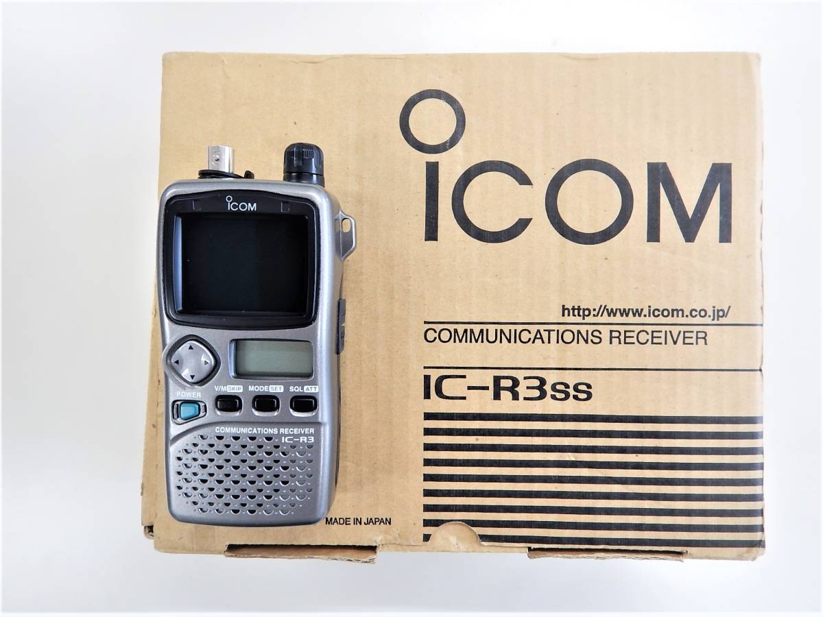 IC-R3 アイコム Yahoo!オークション - ICOM 0.4～2450MHz 広帯域受信機