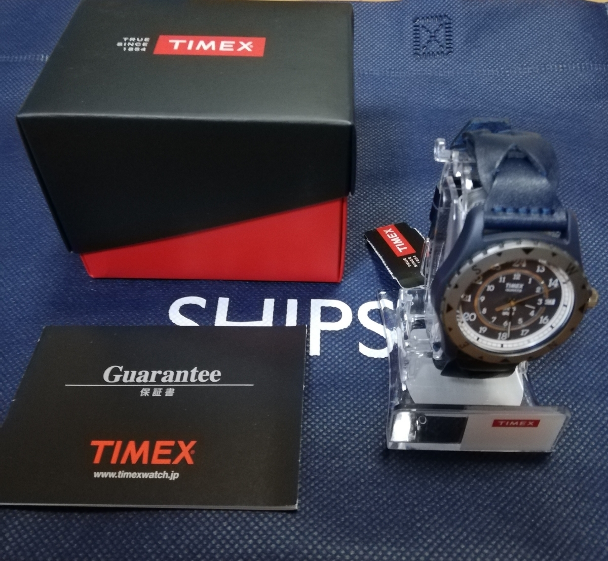 TIMEX SAFARI SHIPS別注 ネイビー サファリ SHIPS タイメックスSafari 