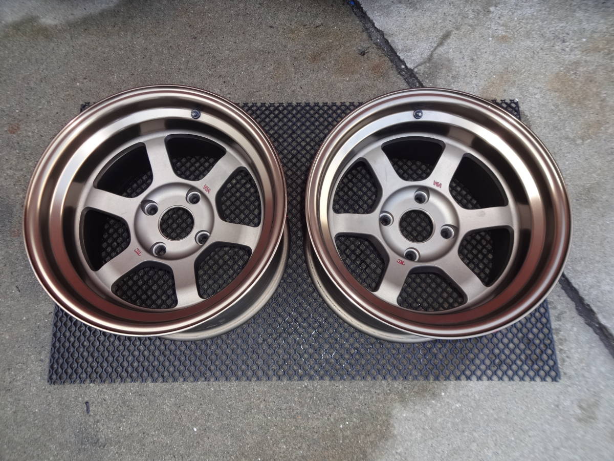 AE86 N2 RAYS TE37V 15inch 9.5J OFF-20 PCD114.3 4H 2本 ブロンズ 品(社外品)｜売買された ...